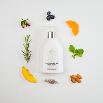 Soothing and Hydrating After-Shave Cream with Essential Oils and Vitamin E - 250 ml