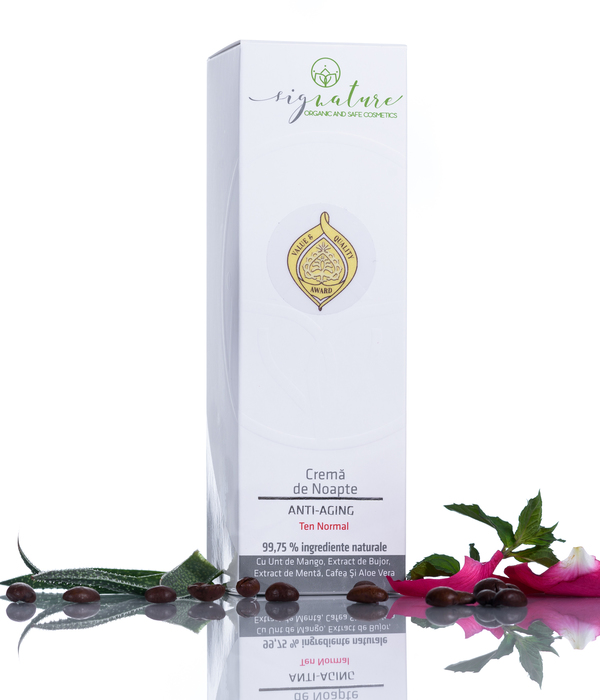 Cremă hidratantă de noapte pt. ten normal