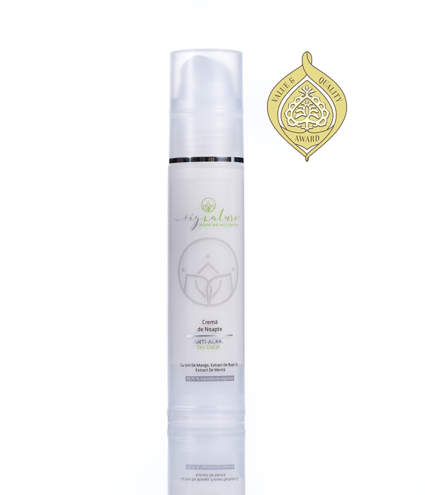 Cremă hidratantă de noapte pt. ten uscat 